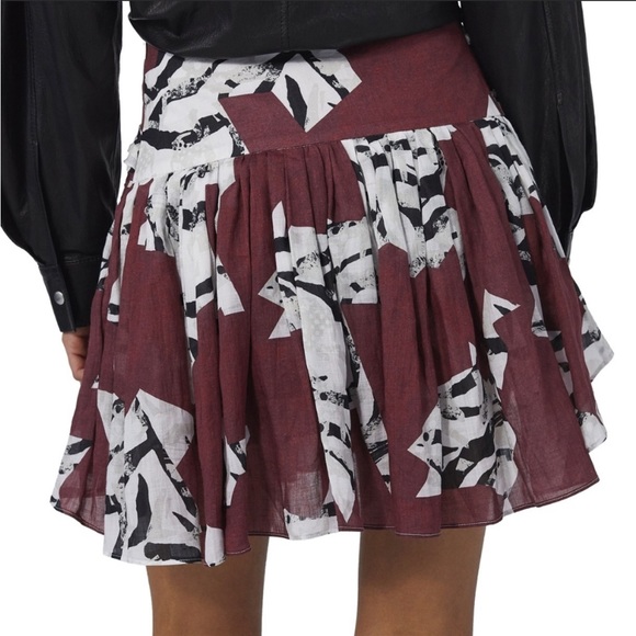 NWOT - Hernan abstract-print mini skirt from IRO size 44 - Picture 2 of 12